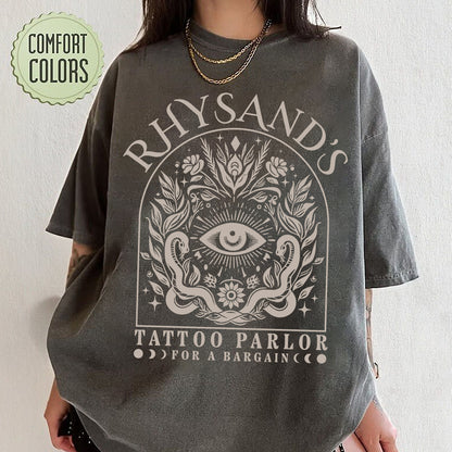 Acotar Velaris Rhysand's Tattoo Parlor Shirt, Feyre And Rhysand Tee, The Night Court Tee, Novel Series Book Lover, Bookish Gift