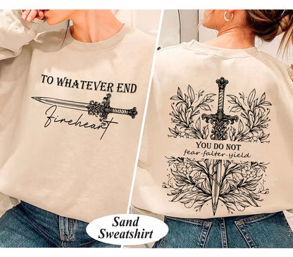 You Do Not Yield TOG Inspired Tee - Comfort Colors Unisex Shirt - Bookish Gift for Women - Booktok Shirt - Fantasy Reading Gift - Book Lover