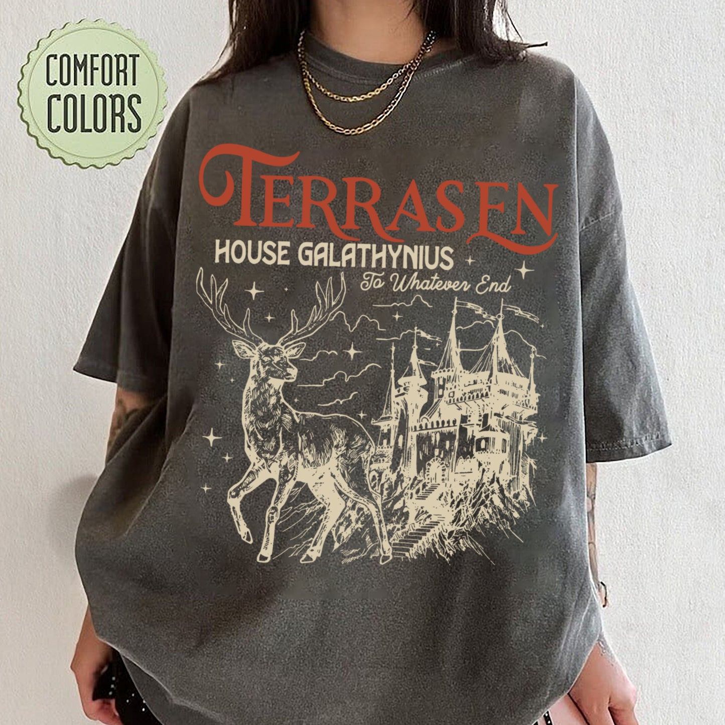 Throne of Glass Fan Shirt - Aelin Galathynius Fireheart Kingsflame Tee - Perfect Gift for Book Lovers