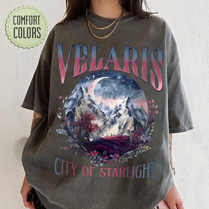 Velaris City Of Starlight Acotar Comfort Colors Shirt,The Night Court Shirt,Bookish Gift,Court Of Thorns And Roses, City Of Starlight Shirt