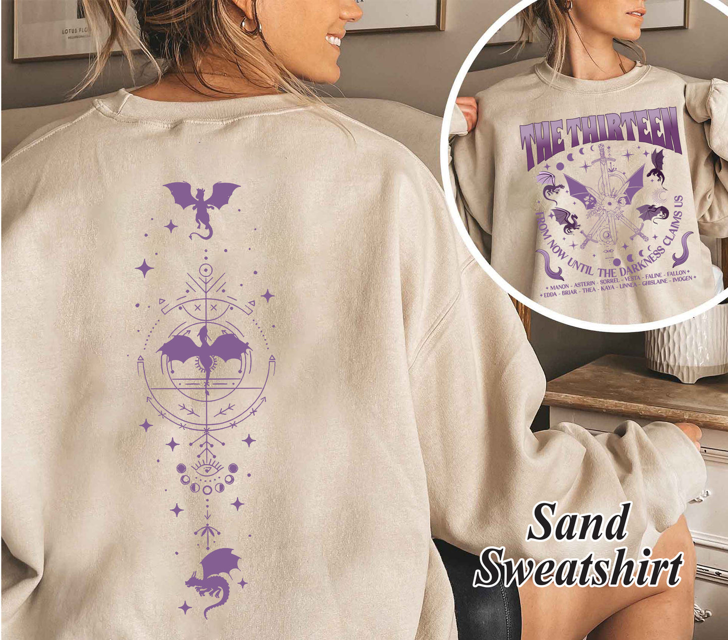 The Thirteen Throne Of Glass Shirt - 'From Now Until The Darkness Claims Us' Tee, SJM Merch, We Are The Thirteen Comfort Colors Apparel