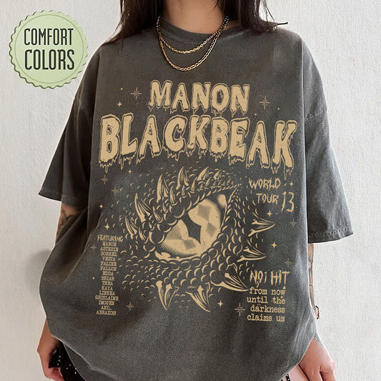 Manon Blackbeak Throne of Glass Comfort Colors Shirt, Sarah J Maas Merch, Rowan Whitethorn, ACOTAR Crescent City Rhysand, Book Quote Shirt