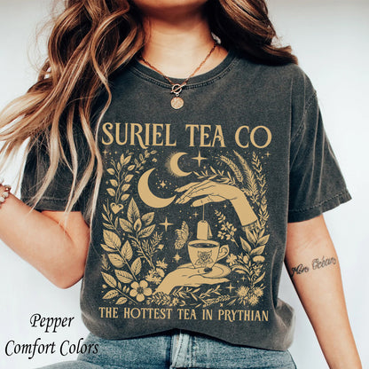 Suriel Tea Co Shirt, ACOTAR Suriel Tea Shirt, Velaris T-Shirt, A Court Of Thorns and Roses Shirt, SJM Merch, Bookish Shirt, Book Lover Gift