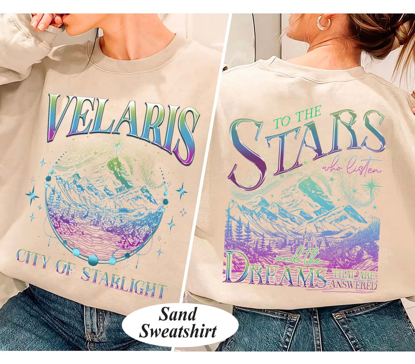 Velaris SJM Shirt,To the stars who listen and the dreams that are answer, A Court of Thorns and Roses, iprintasty of Dreams