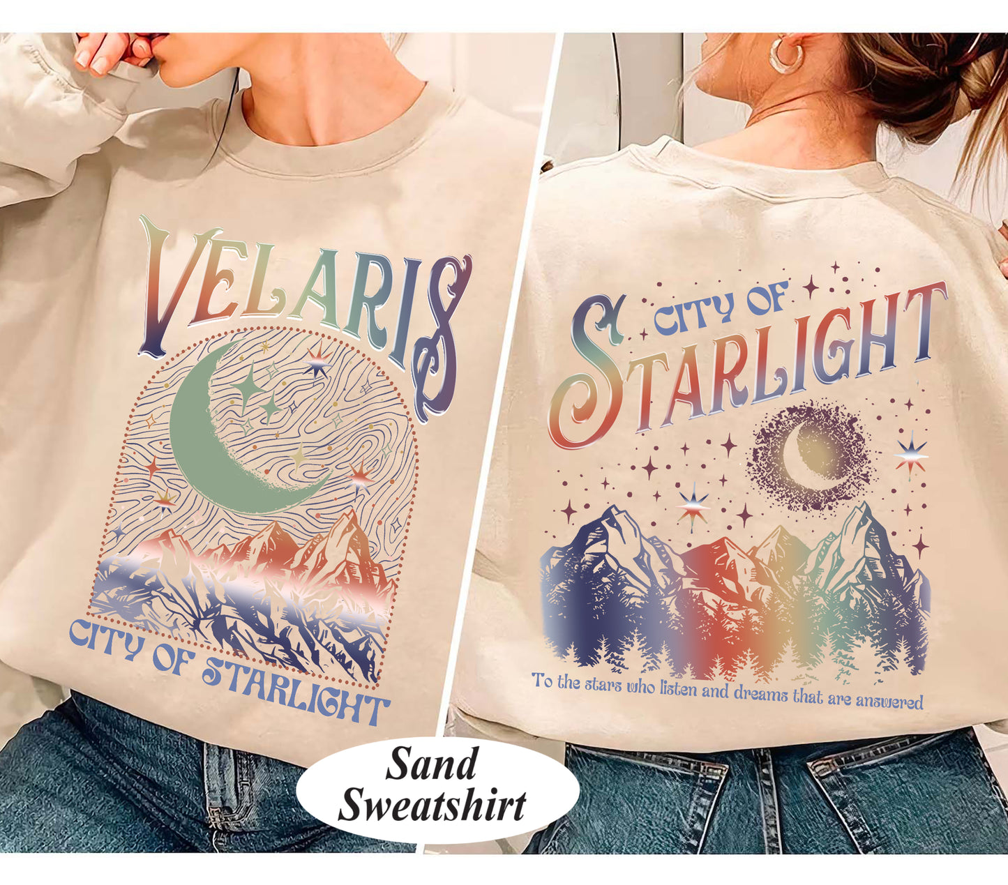 Velaris City of Starlight ACOTAR Shirt Comfort Colors, The Night Court Shirt, Bookish Gift, Court of Thorns and Roses Shirt | SJM Merch
