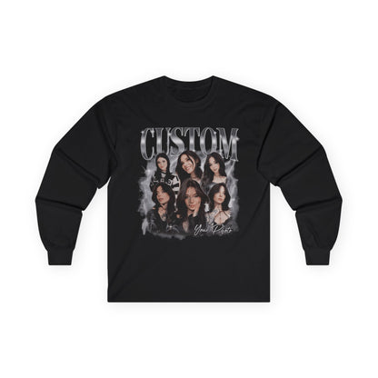 90s Vintage Bootleg Shirt, Custom Bootleg Rap Tee, Custom Face Shirt, Custom Valentine Shirt, Custom Photo Shirt, Custom Girlfriend Shirt