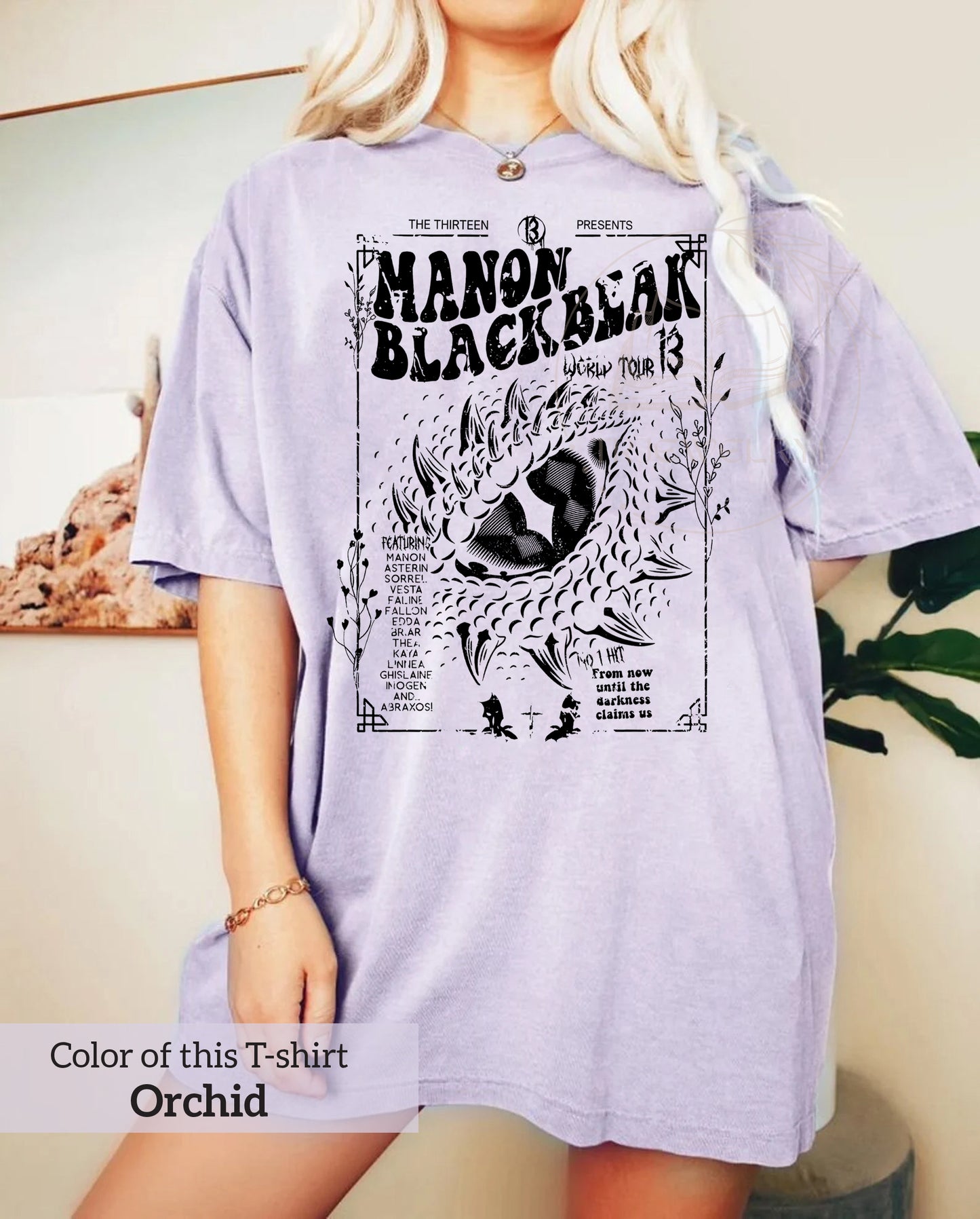 Manon Blackbeak Throne of Glass Comfort Colors Shirt Sweatshirt, Sarah J Maas Merch, Rowan Whitethorn, ACOTAR Crescent City Rhysand,  Tee, The Thirteen Shirt,  Book Quote Shirt, Bookish, SJM