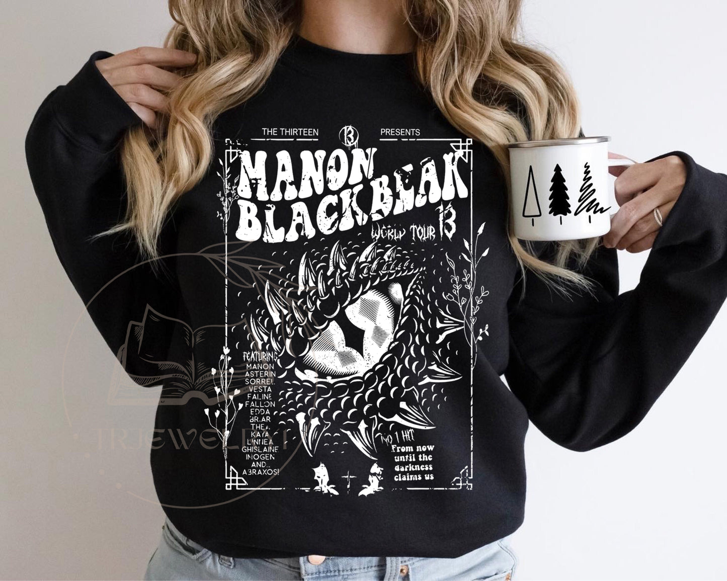 Manon Blackbeak Throne of Glass Comfort Colors Shirt Sweatshirt, Sarah J Maas Merch, Rowan Whitethorn, ACOTAR Crescent City Rhysand,  Tee, The Thirteen Shirt,  Book Quote Shirt, Bookish, SJM