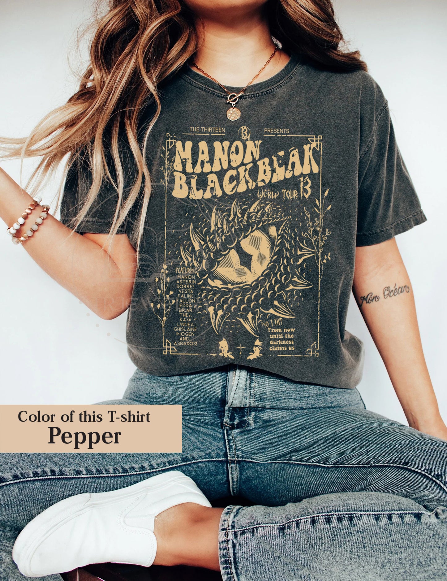 Manon Blackbeak Throne of Glass Comfort Colors Shirt Sweatshirt, Sarah J Maas Merch, Rowan Whitethorn, ACOTAR Crescent City Rhysand,  Tee, The Thirteen Shirt,  Book Quote Shirt, Bookish, SJM