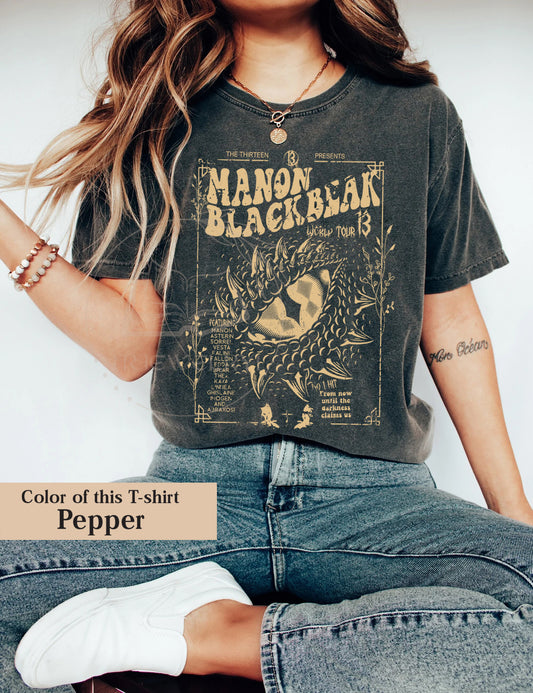 Manon Blackbeak Throne of Glass Comfort Colors Shirt Sweatshirt, Sarah J Maas Merch, Rowan Whitethorn, ACOTAR Crescent City Rhysand,  Tee, The Thirteen Shirt,  Book Quote Shirt, Bookish, SJM