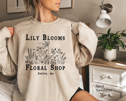 Lily Bloom's Floral Shop Shirt, It Ends With Us Shirt, Colleen Hoover Sweatshirt, Lily Bloom, Booktok, It Starts With Us, Bookish gift for her