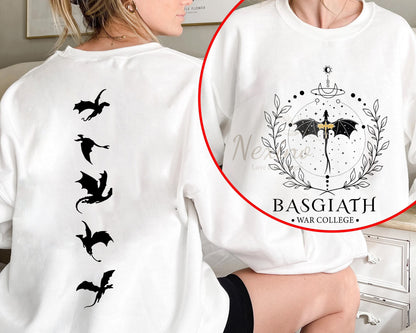 Basgiath War College Shirt, Fourth Wing SweatShirt, Dragon Rider Shirt, Rebecca Yoros Shirt, Fourth Wing, Bookish Shirt, Violet Sorrengail