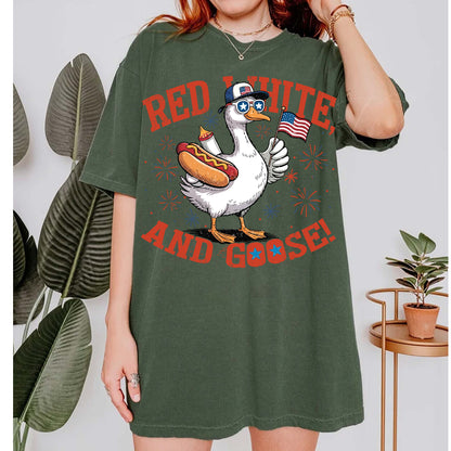 4th of July Shirt, Red White and Feral Shirt, Independence Day, America Shirt, Funny USA Tee, Patriotic Shirt, Patriotic Gift, Freedom Tee