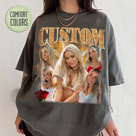 Vintage Graphic 90s T-shirt, Custom Bootleg Rap Tee, CUSTOM Your Own Bootleg Idea Here, Gift For Valentine Couple