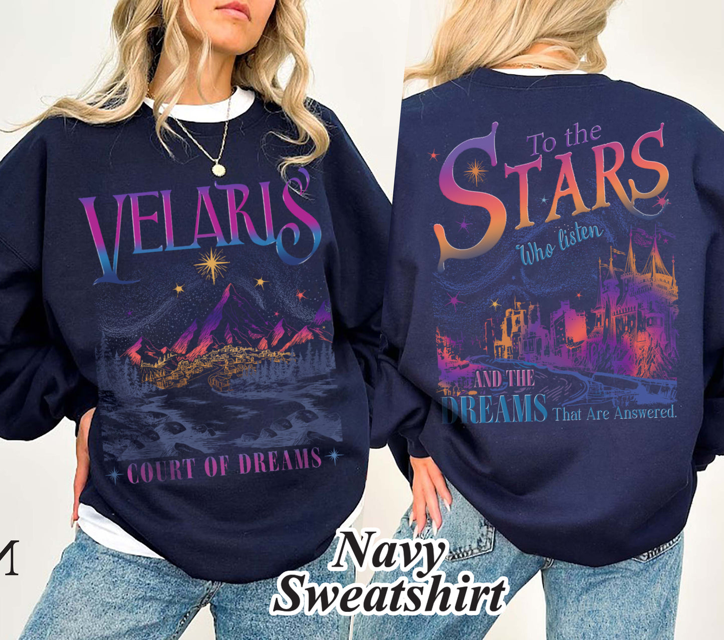 Velaris City Of Starlight Two-Sided Comfort Colors Shirt, The Night Court Shirt, SJM Shirt, Acotar Velaris Shirt