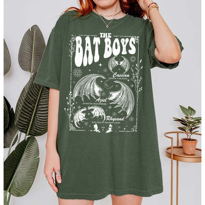 The Bat Boys Shirt, Acotar Bat Boys Shirt, Retro Bat Boys Crew Shirt, The Night Court Illyrians Shirt, Rhysand Cassian Azriel, Bookish Gift