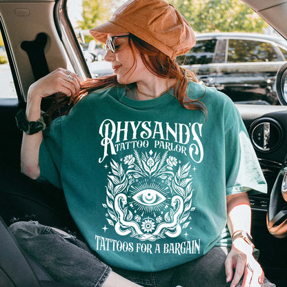 Acotar Velaris Rhysand's Tattoo Parlor Comfort Colors Shirt, Feyre And Rhysand, The Night Court Tee, Novel Series Book Lover, Bookish Gift