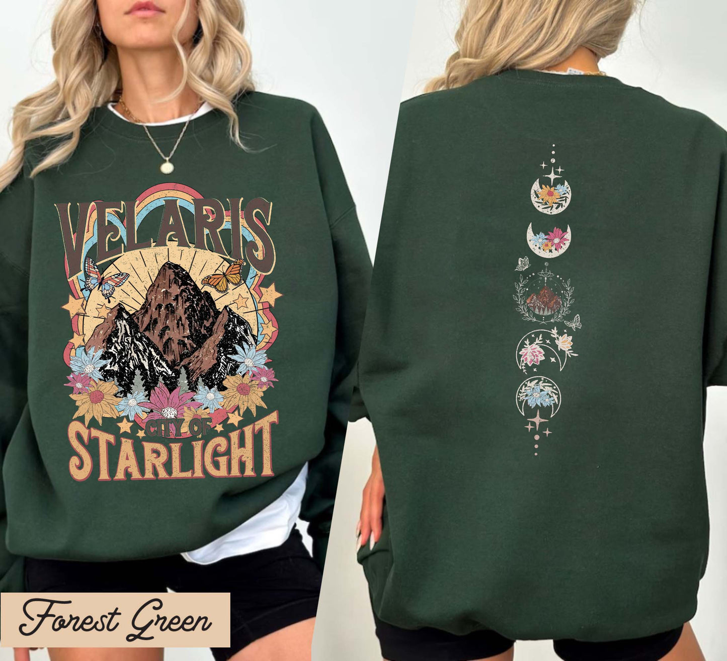 Velaris City Of Starlight ACOTAR Two-Sided Sweatshirt, The Night Court Shirt, Court of Dreams, Rhysand, Cassian, Sarah J Maas, Booklover Tee