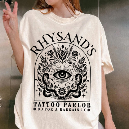 Acotar Velaris Rhysand's Tattoo Parlor Shirt, Feyre And Rhysand Tee, The Night Court Tee, Novel Series Book Lover, Bookish Gift
