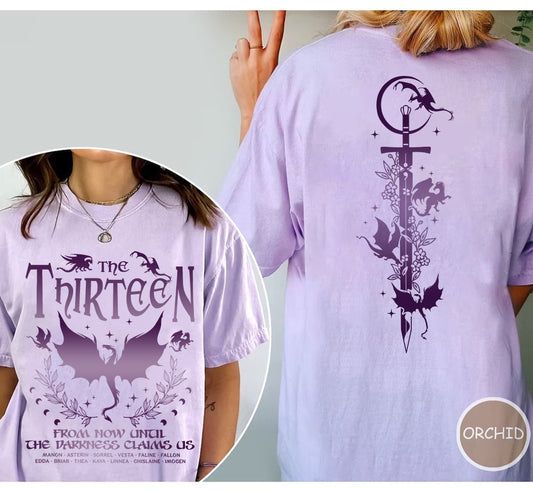Retro The Thirteen Throne Of Glass Shirt, From Darkness Claim Us Tshirt, Bookish Gift, Fantastic Reader Shirt, Manon Blackbeak Ironteeth shirt
