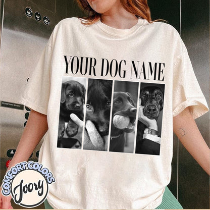 Custom Pet Photo Shirt, Personalized Pet Comfort Colors Shirt, Dog Mom Gift, Cat Mom Shirt, Dog Dad Gift, Cat Dad Gift, Pet Remembrance Gift