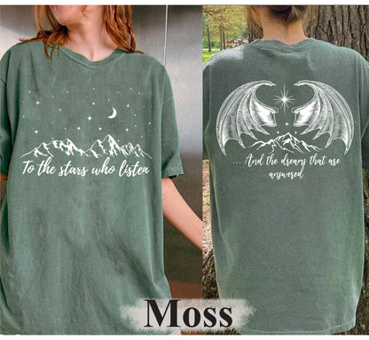Velaris City Of Starlight Two-Sided Comfort Colors Shirt, The Night Court Shirt, SJM Shirt, Acotar Velaris Shirt