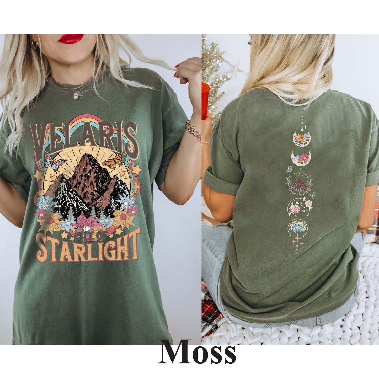 Velaris City Of Starlight ACOTAR Two-Sided Sweatshirt, The Night Court Shirt, Court of Dreams, Rhysand, Cassian, Sarah J Maas, Booklover Tee