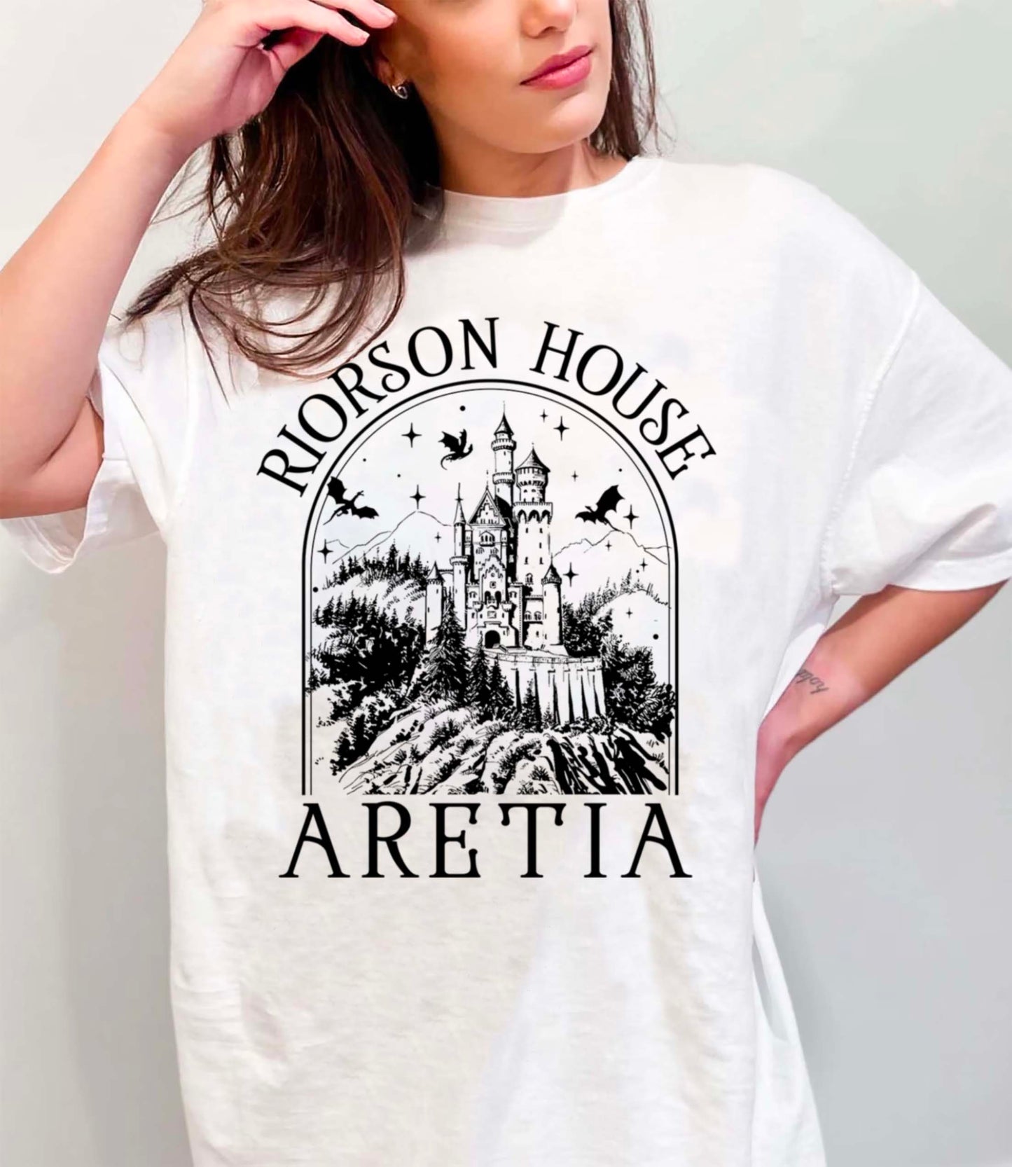 Iron Flame Shirt, Xaden Riorson House Shirt, Fourth Wing Shirt, Violet Sorrengail Silver One Basgiath War College Dragon Rider Bookish Shirt
