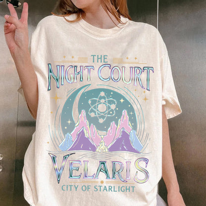 Velaris The Night Court Acotar Shirt, Velaris The Night Court Shirt, Court Of Dreams, Inner Circle Acotar Tee, SJM Shirt