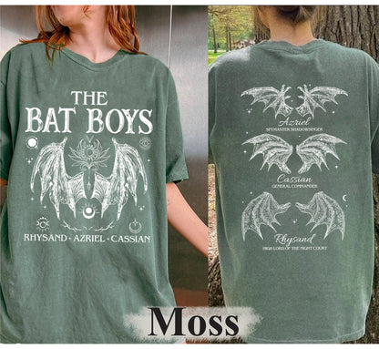 Bat Boys Shirt, Acotar Merch Shirt, Bat Boys Wings Shirt, Book Lover Shirt, Book Fandom Tee, Feyre Acotar Shirt, SJM Merch, The Night Court