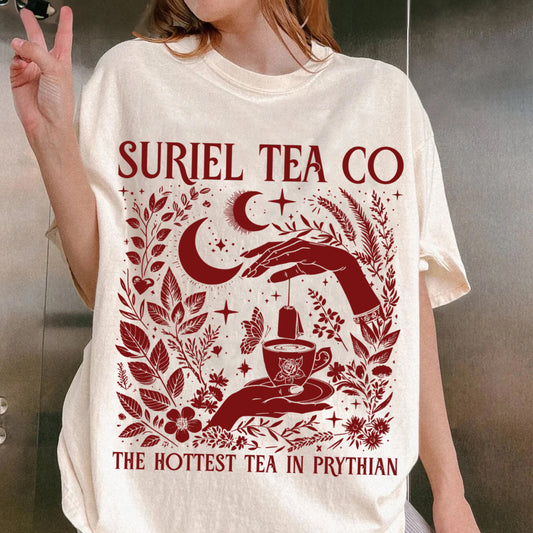 Suriel Tea Co Shirt, ACOTAR Suriel Tea Shirt, Velaris T-Shirt, A Court Of Thorns and Roses Shirt, SJM Merch, Bookish Shirt, Book Lover Gift