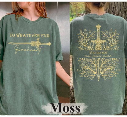 You Do Not Yield TOG Inspired Tee - Comfort Colors Unisex Shirt - Bookish Gift for Women - Booktok Shirt - Fantasy Reading Gift - Book Lover
