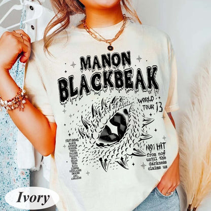 Manon Blackbeak Throne of Glass Comfort Colors Shirt, Sarah J Maas Merch, Rowan Whitethorn, ACOTAR Crescent City Rhysand, Book Quote Shirt