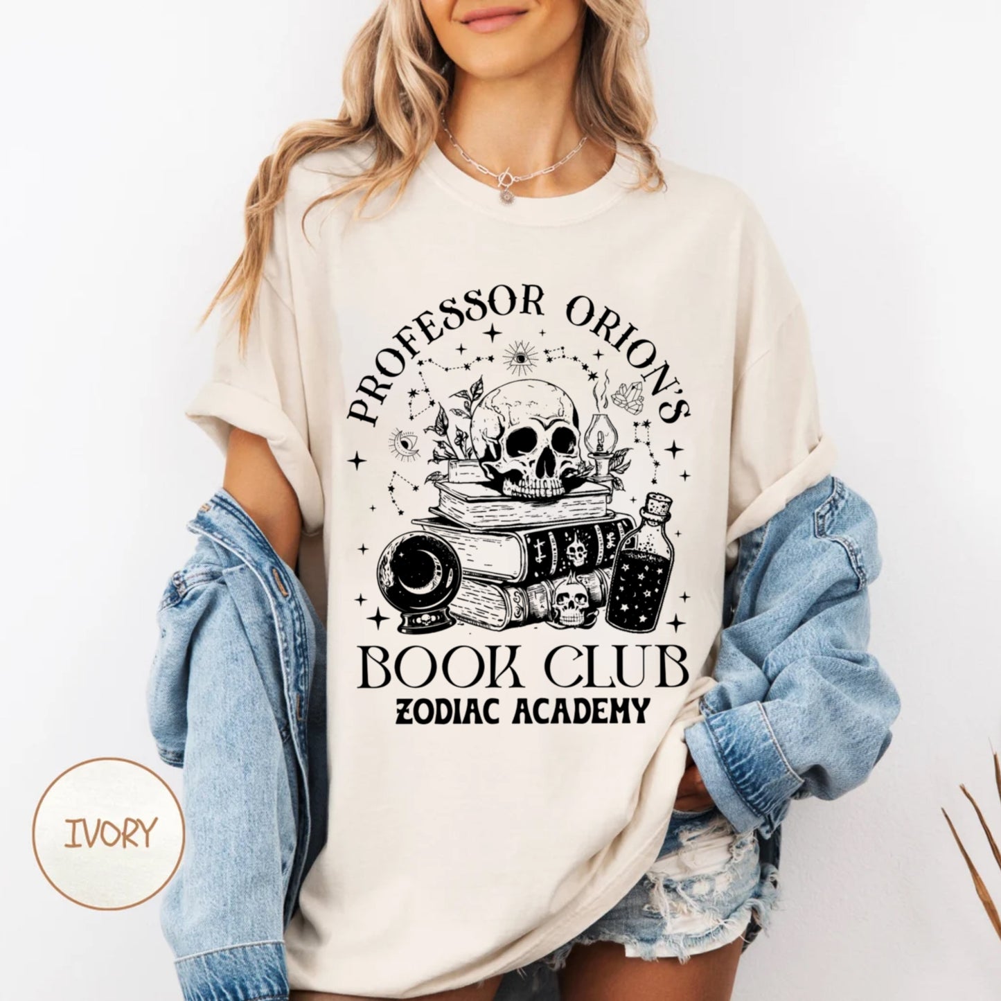 Professor Orions Book Club Zodiac Academy Merch Shirt, Gift for Book Lover, Fantasy Reader, Bookworm Merch, Gift for Her
