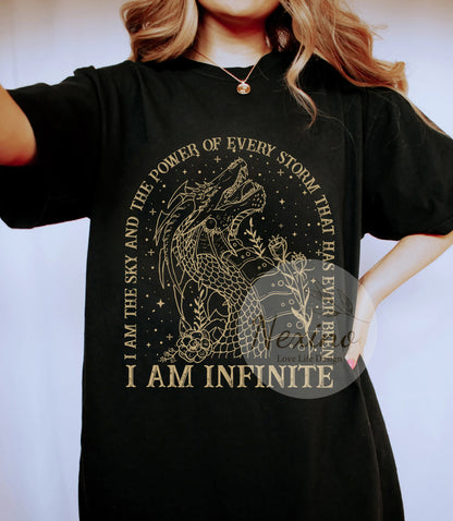 Fourth Wing Shirt, I Am The Sky And The Power Of Every Storm, Dragon Rider Shirt, Rebecca Yarros Tee, Bookish Sweatshirt, Gifts For Readers