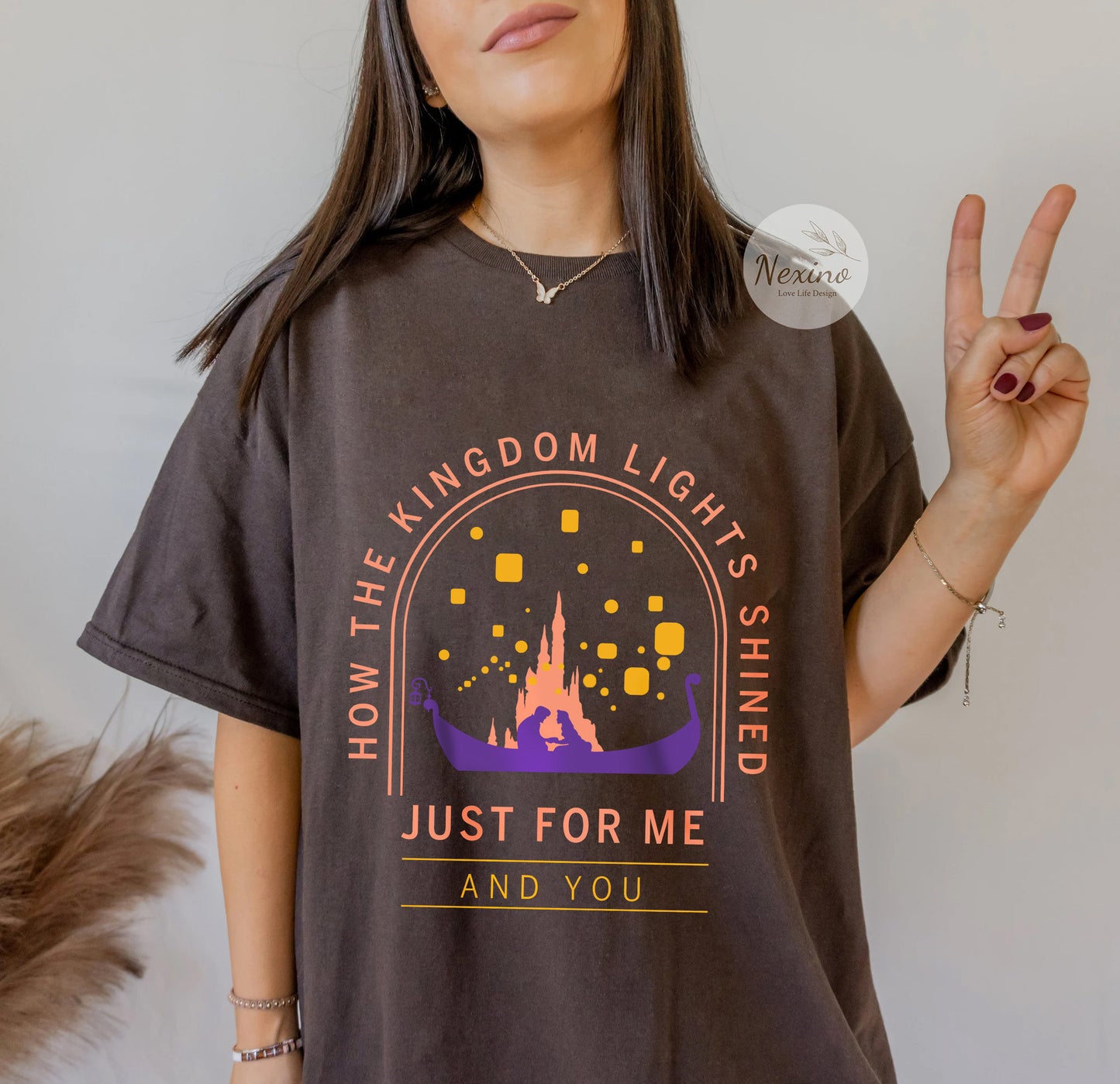 Long Live All The Magic We Made Shirt, The Kingdom Lights Shined Just For Me And You Shirt, Disney Castle , Disneyland Shirt, Magic Kingdom Shirt