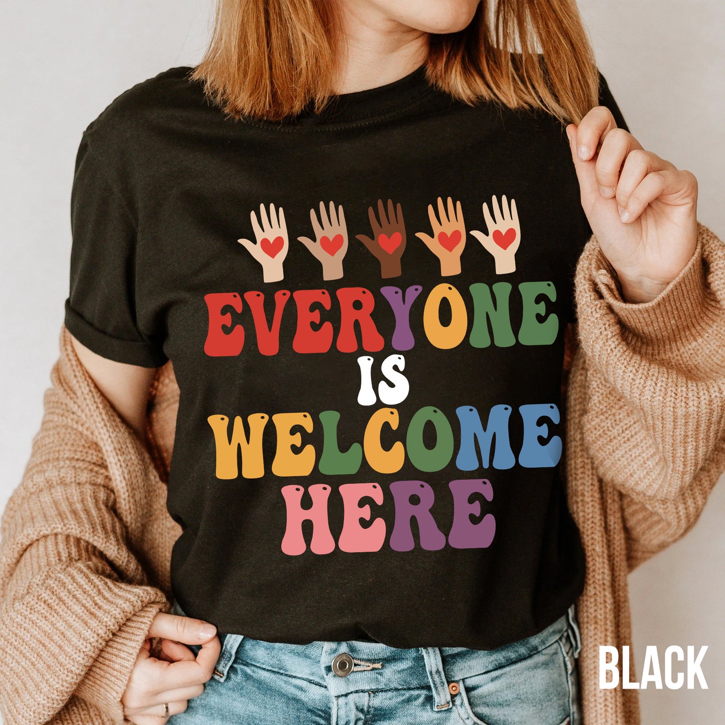 Idaho teacher shirt everyone is welcome here, inclusion and equality t shirt, protest and resist t shirt, idaho teacher t shirt