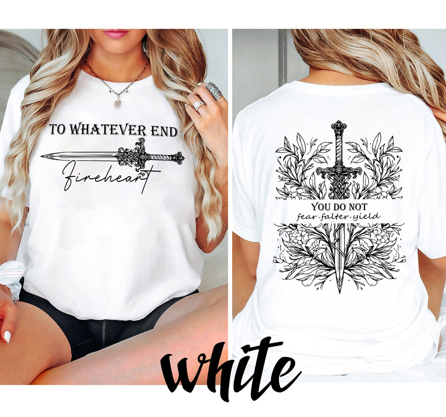 You Do Not Yield TOG Inspired Tee - Comfort Colors Unisex Shirt - Bookish Gift for Women - Booktok Shirt - Fantasy Reading Gift - Book Lover