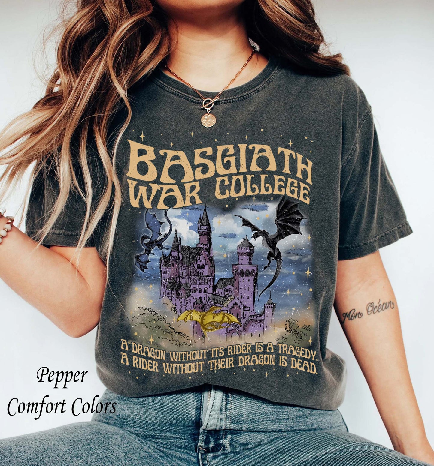 Vintage Basgiath War College Vintage Shirt, Fourth Wing Sweatshirt, Dragon Rider Shirt, Violet Sorrengail, Xaden Riorson