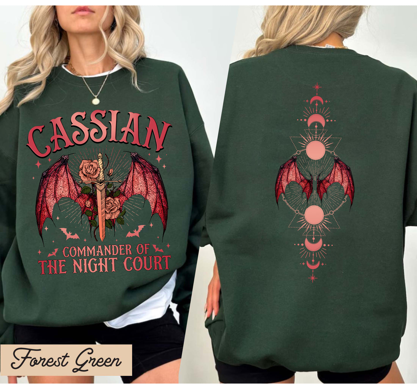 Acotar Shirt Cassian, Velaris City Of Starlight Acotar Two-sided Shirt, The Night Court Shirt, Court Of Dreams, Cassian, Booklover Shirt