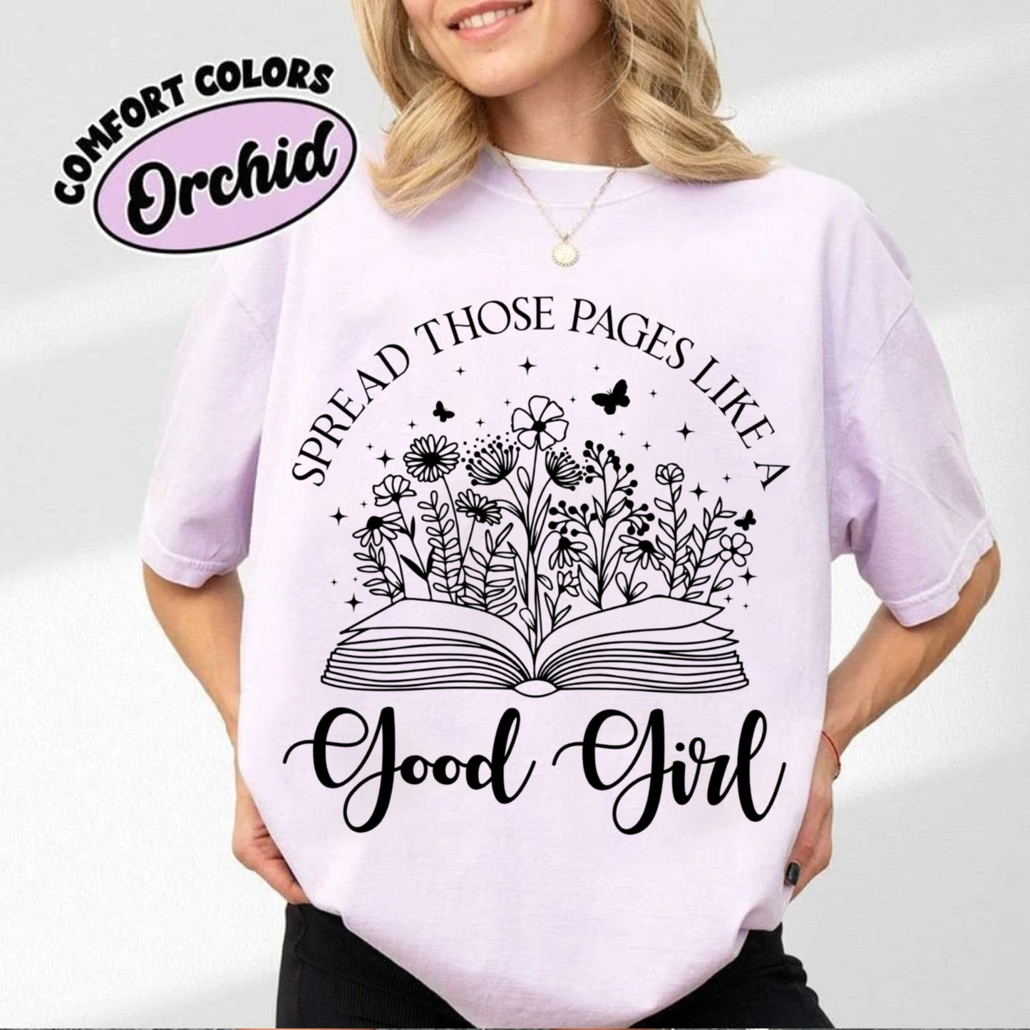 Spread Those Pages Just Like A Good Girl Shirt, Hot Book, Spicy Book Lover, Bookish, Dark Romance Shirt, Smut Shirt, Booktok Shirt