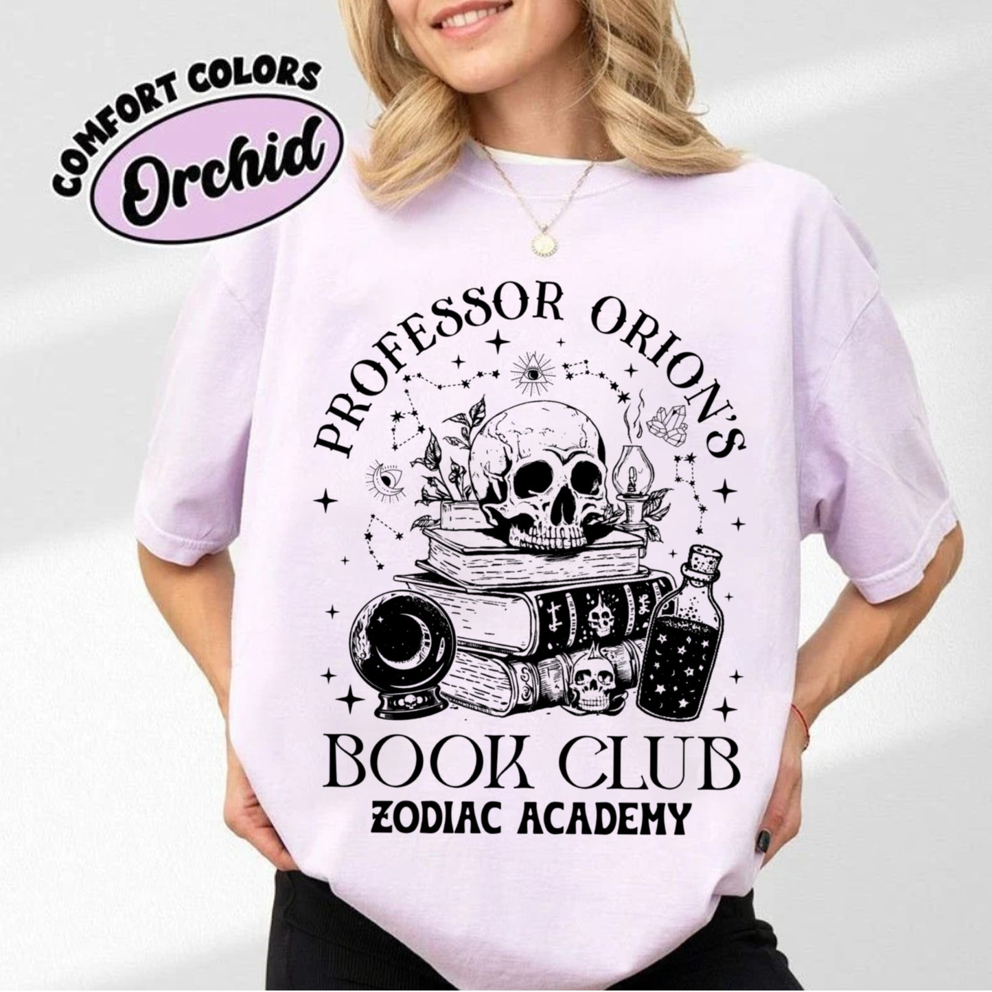 Professor Orions Book Club Zodiac Academy Merch Shirt, Gift for Book Lover, Fantasy Reader, Bookworm Merch, Gift for Her