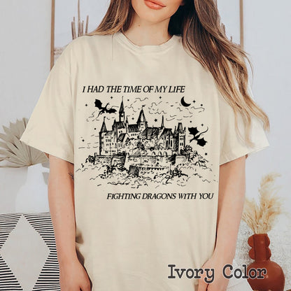 Long Live All The Magic We Made Shirt, The Kingdom Lights Shined Just For Me And You Shirt, Disney Castle , Disneyland Shirt, Magic Kingdom Shirt
