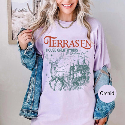 Throne of Glass Fan Shirt - Aelin Galathynius Fireheart Kingsflame Tee - Perfect Gift for Book Lovers