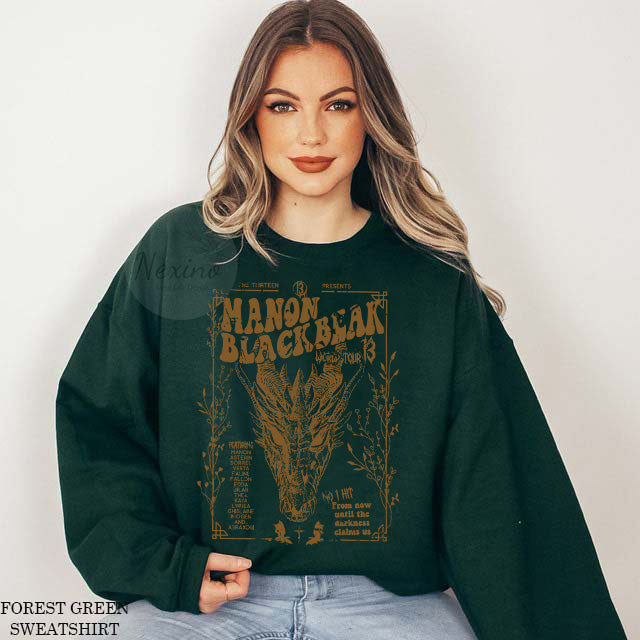 Manon Blackbeak Throne of Glass Shirt Sarah J Maas Merch Rowan Whitethorn ACOTAR Crescent City Rhysand