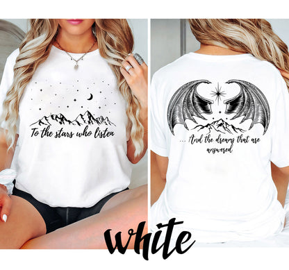 Velaris City Of Starlight Two-Sided Comfort Colors Shirt, The Night Court Shirt, SJM Shirt, Acotar Velaris Shirt