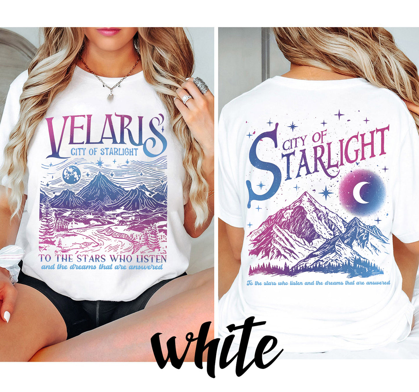 Velaris City of Starlight ACOTAR Shirt, The Night Court Shirt, Bookish Gift, Court of Thorns and Roses Shirt | SJM Merch