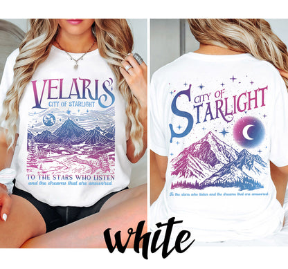 Velaris City of Starlight ACOTAR Shirt, The Night Court Shirt, Bookish Gift, Court of Thorns and Roses Shirt | SJM Merch