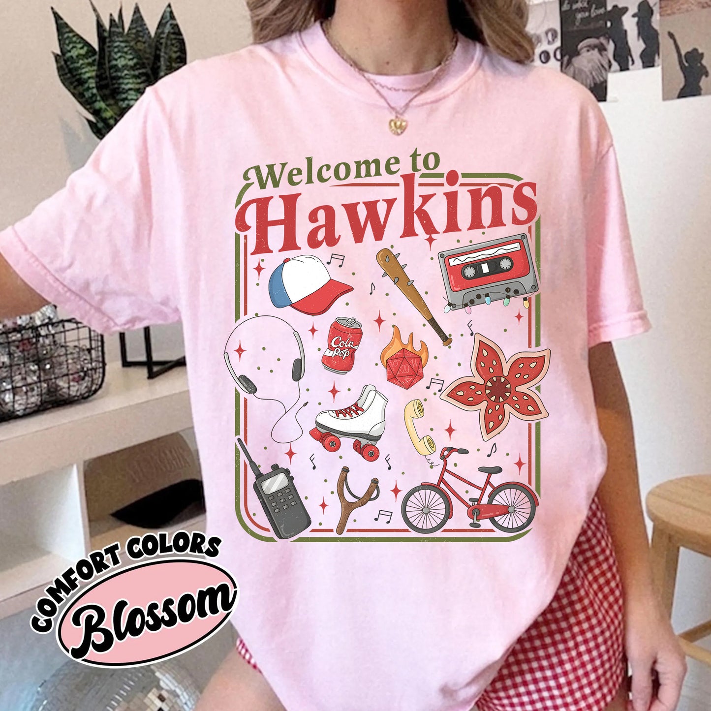 Welcome To The Up & Side Down Shirt, Stranger Things Shirt, TV Series Shirt, Christmas Movie Gift, Steve, Max, Eleven, Will, Mike