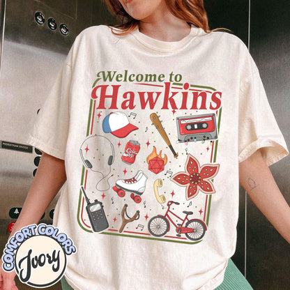 Welcome To The Up & Side Down Shirt, Stranger Things Shirt, TV Series Shirt, Christmas Movie Gift, Steve, Max, Eleven, Will, Mike